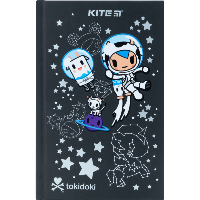 Книга записна Kite tokidoki TK22-199-1, тверда обкладинка, А6, 80 аркушів, клітинка