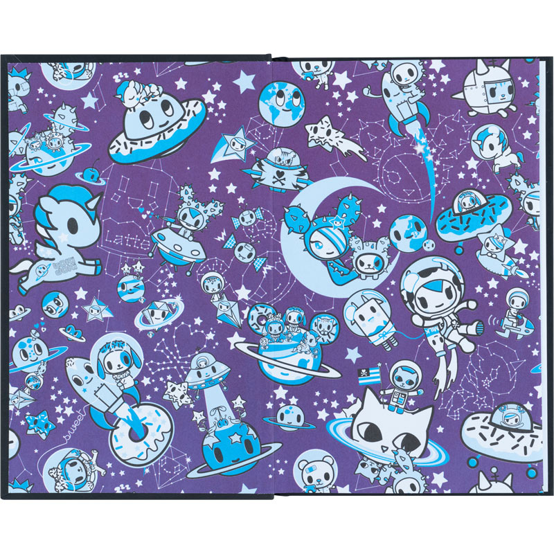 Книга записна Kite tokidoki TK22-199-1, тверда обкладинка, А6, 80 аркушів, клітинка