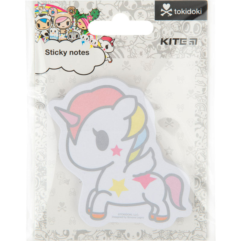 Блок паперу з клейким шаром Kite tokidoki TK22-298-1, 70х70 мм, 50 аркушів