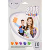 Пленка самоклеющаяся для книг Kite K20-309, 38x27 см, 10 штук, ассорти цветов