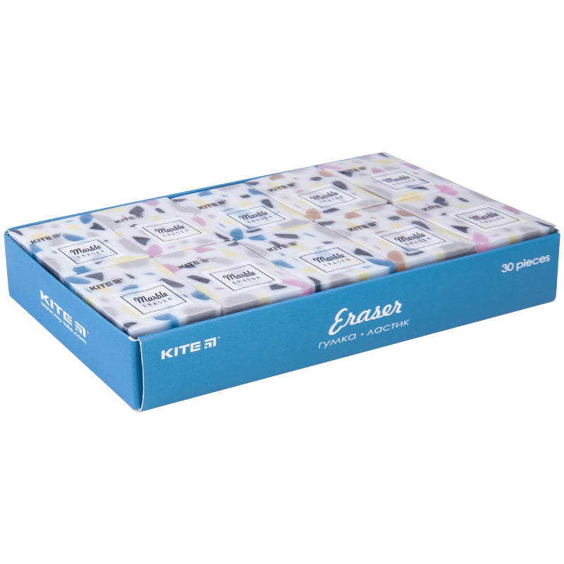 Ластик цветной Kite "Marble" K20-021, ассорти