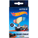 Мел цветной Kite Jumbo Hot Wheels HW21-077, 3 цвета