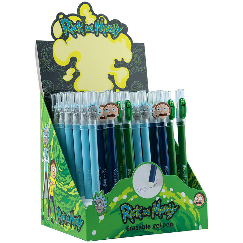 Ручка гелева "пиши-стирай" Kite Rick and Morty RM22-352, синя