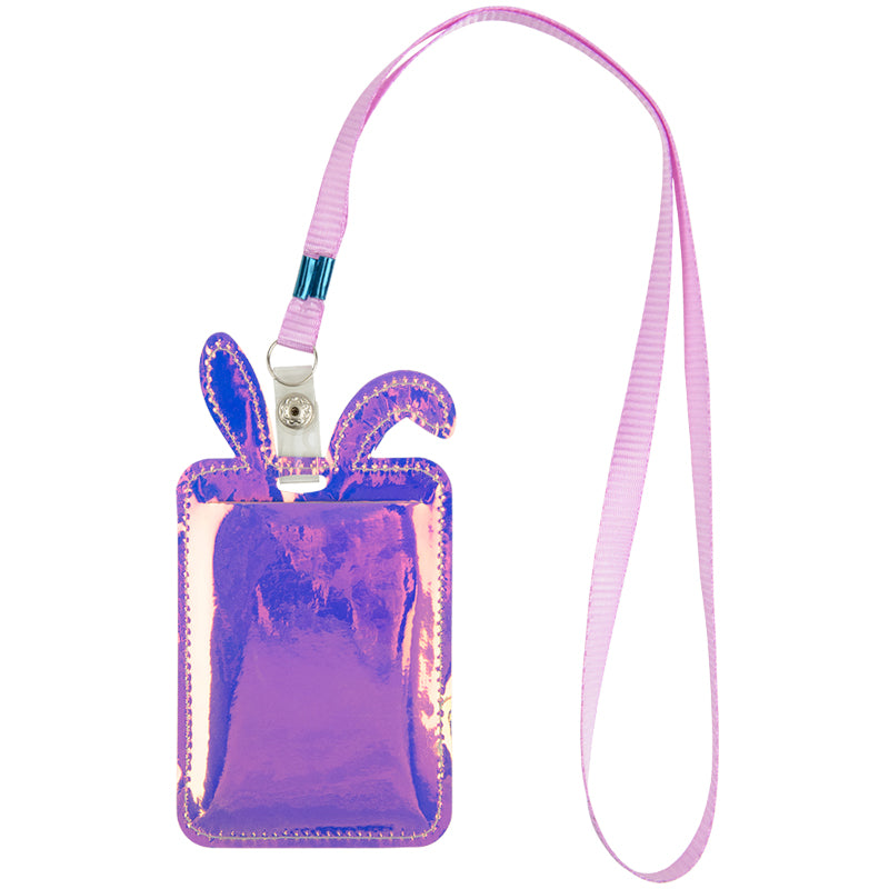 Бейдж Kite Bunny K22-449-02, з голографічним ефектом, малиновий