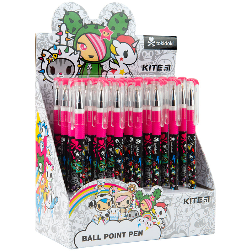 Ручка шариковая Kite tokidoki TK22-032, синяяя