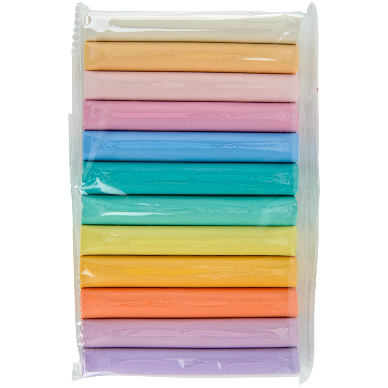 Пластилін восковий Kite Fantasy Pastel K22-086-2P, 12 кольорів, 200 г