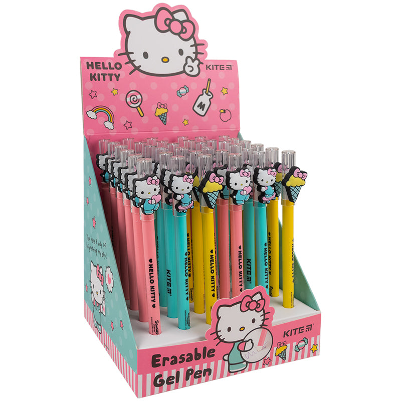 Ручка гелева "пиши-стирай" Kite Hello Kitty HK23-352, синя