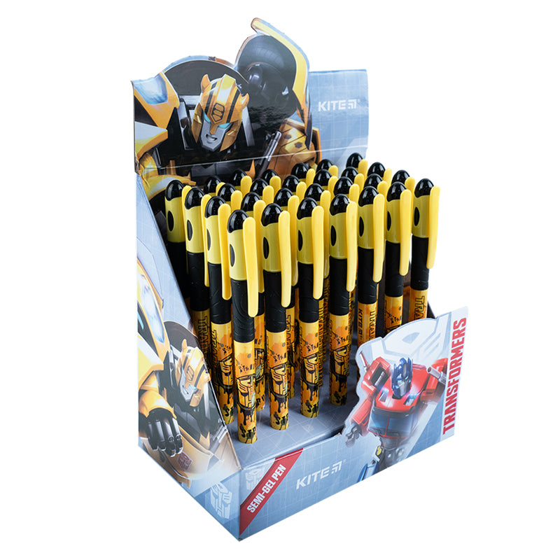 Ручка масляна Kite Transformers TF23-033, синя