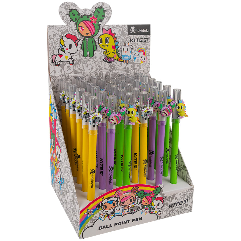Ручка шариковая Kite tokidoki TK23-353, синяя