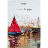 Бумага для акварели А3, 10 листов, 200г/м2, Kite K23-268