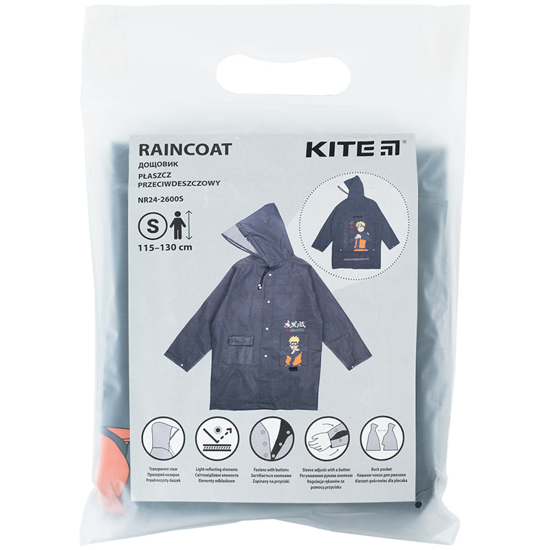 Дождевик детский Kite Naruto NR24-2600S