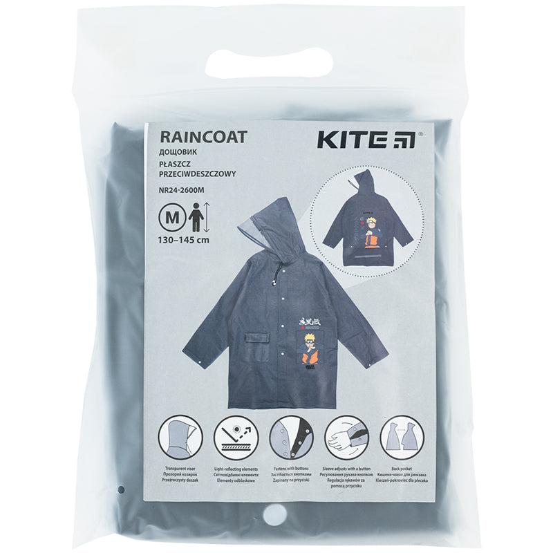 Дождевик детский Kite Naruto NR24-2600M