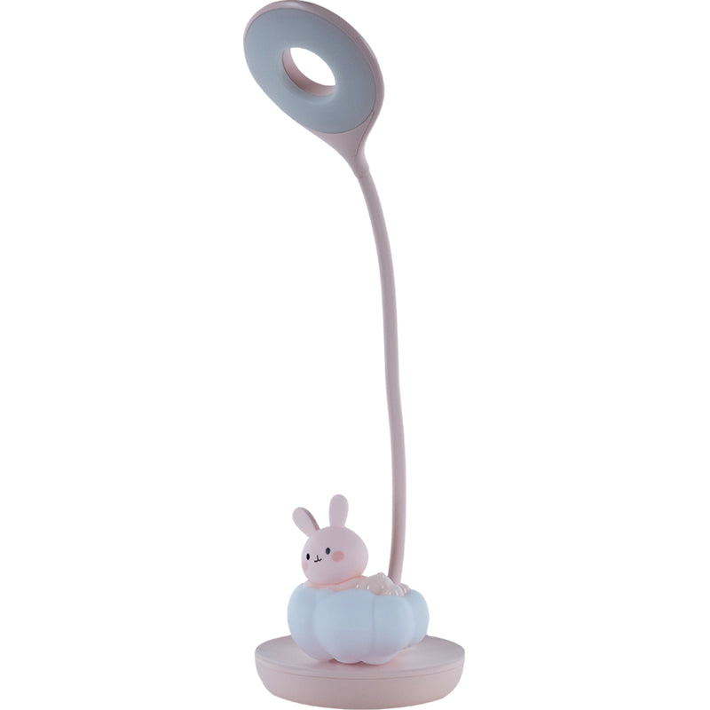 Настільна лампа LED з акумулятором Cloudy Bunny Kite K24-493-1-2, рожевий