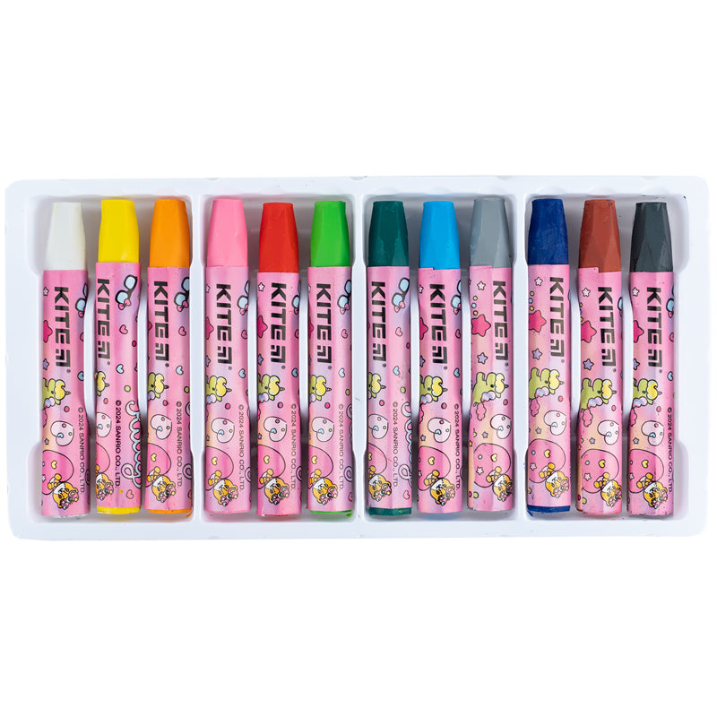 Пастель масляна Kite Hello Kitty HK24-071, 12 кольорів