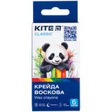Крейда воскова Kite Classic K-1076, 6 кольорів
