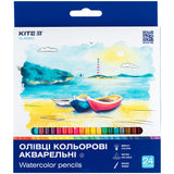Карандаши цветные акварельные Kite Classic K-1050, 24 шт.