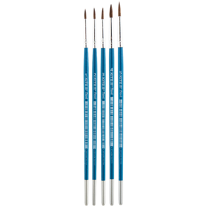 Набор кистей Kite Classic K-345 (пони круглый 1, 2, 3, 4, 5)