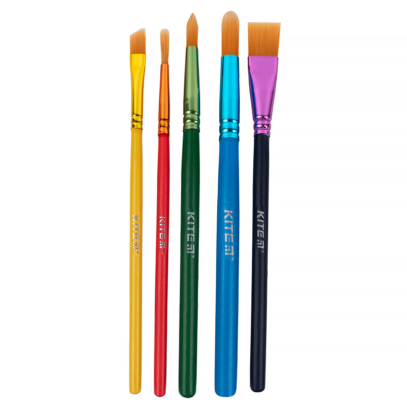 Набор кистей Kite Classic K-332 синтетика (1, 4, 5, 6, 10)