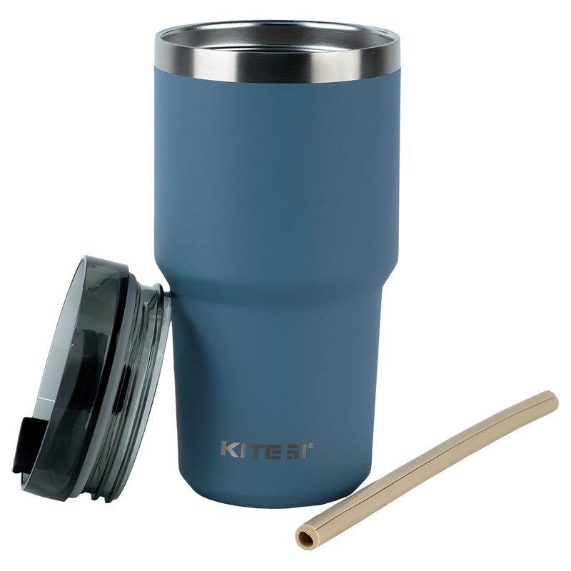 Термокружка Kite K24-1206-3, 600 мл, сіра
