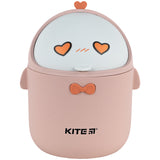 Настільний контейнер для сміття Kite K24-010-2, персиковий