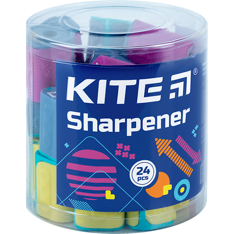 Точилка с контейнером Kite Twist K24-120, ассорти