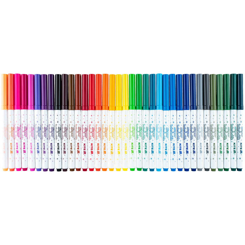 Фломастеры Kite Creative Superwashable K-1154, 36 цветов
