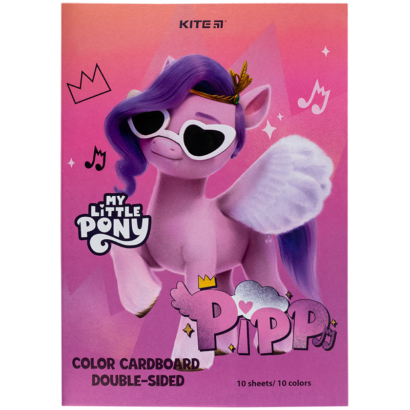 Картон цветной двусторонний Kite My Little Pony LP24-255, А4