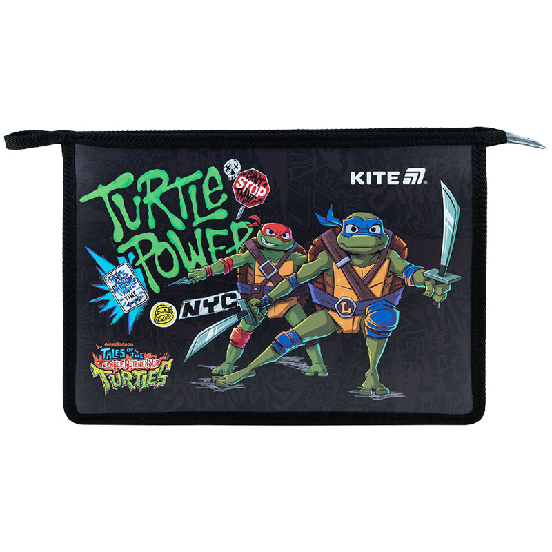 Папка на молнии Kite Ninja Turtles NT25-428, A4+