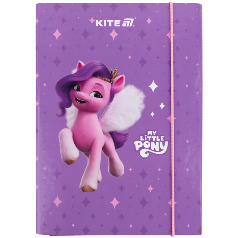 Папка для тетрадей на резинке Kite My Little Pony LP25-210, картон