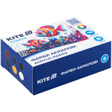 Краски акриловые Kite Creative K-271, 6 цветов, 20 мл
