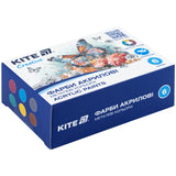 Краски акриловые Kite Creative K-273, 6 металлических цветов, 20 мл