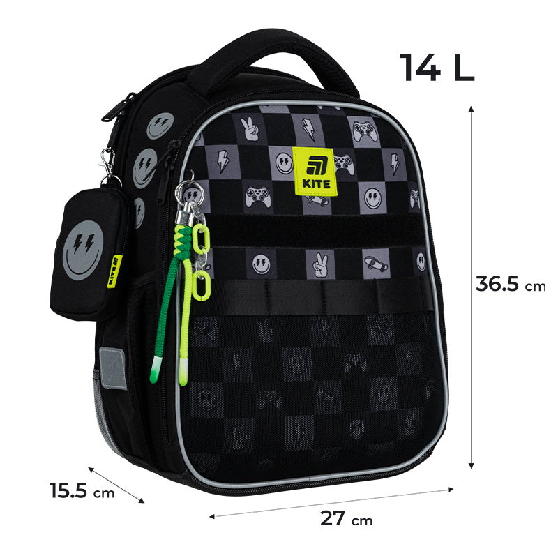 Рюкзак школьный каркасный Game On K25-555S-5
