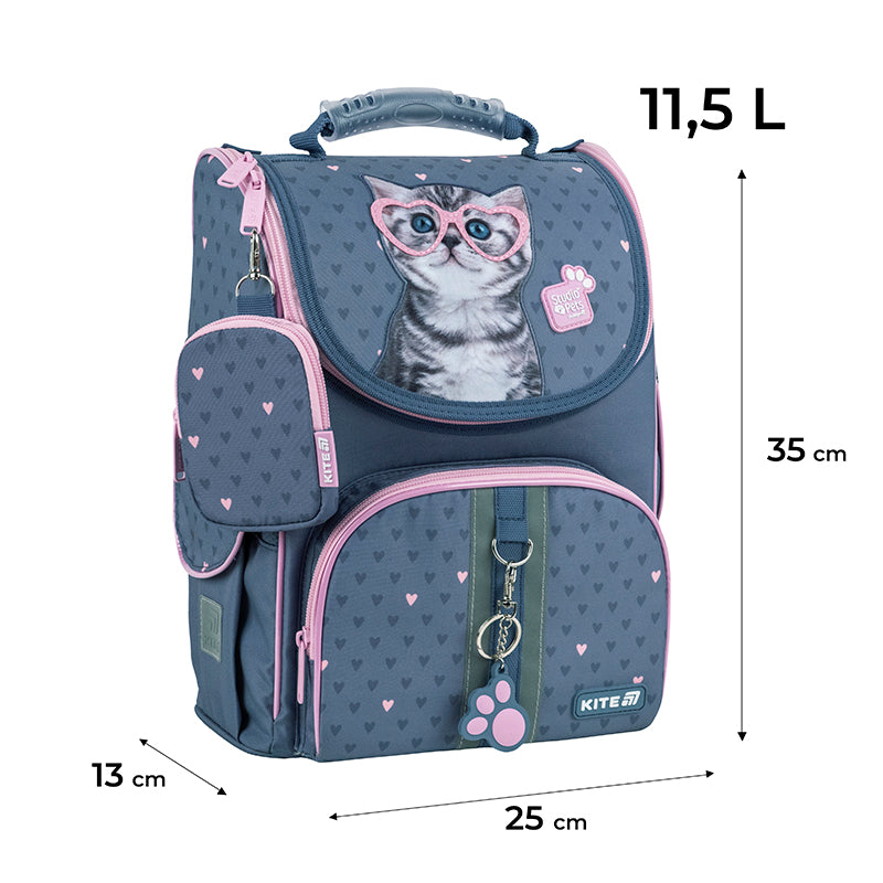 Рюкзак школьный каркасный Studio Pets SP25-501S