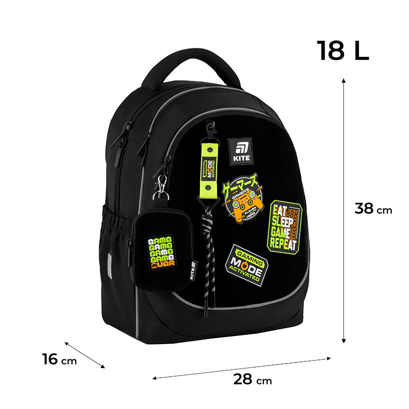 Рюкзак школьный Kite Education Gaming Mode K25-700M-5