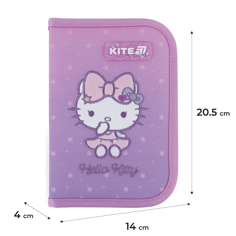 Пенал без наповнення Kite Hello Kitty HK25-621, 1 відділення, 1 відворот