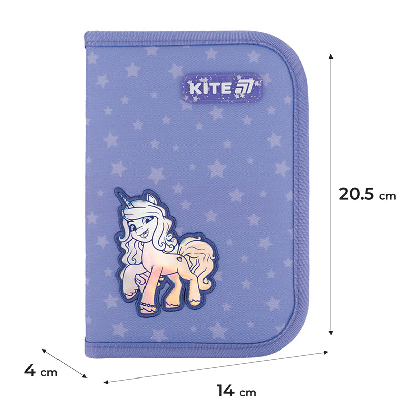 Пенал без наповнення Kite My Little Pony LP25-622, 1 відділення, 2 відворот