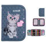 Пенал з наповненням Kite Studio Pets SP25-622H-1, 1 відділення, 2 відвороти