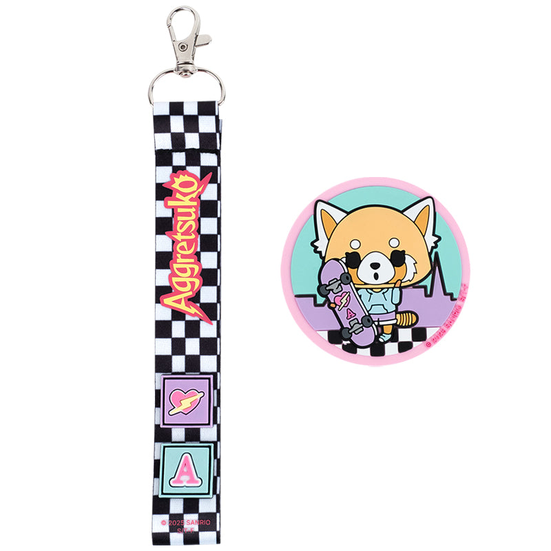 Набор бейдж на липучке и подвеска Kite Aggretsuko AR25-3010-1, 2 шт.