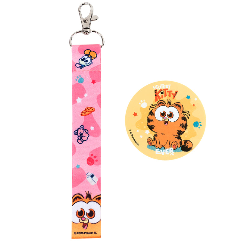 Набор бейдж на липучке и подвеска Kite Garfield GF25-3010, 2 шт.
