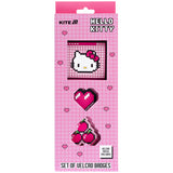 Набор бейджев на липучке Kite Hello Kitty HK25-3012-2, 3 шт.
