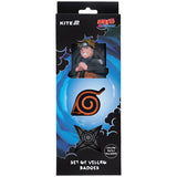 Набор бейджев на липучке Kite Naruto Shippuden NR25-3012, 3 шт.