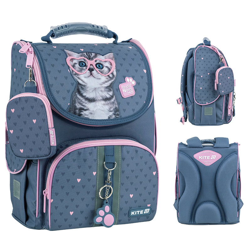 Школьный набор Kite Education Studio Pets SET_SP25-501S (рюкзак, пенал, сумка)