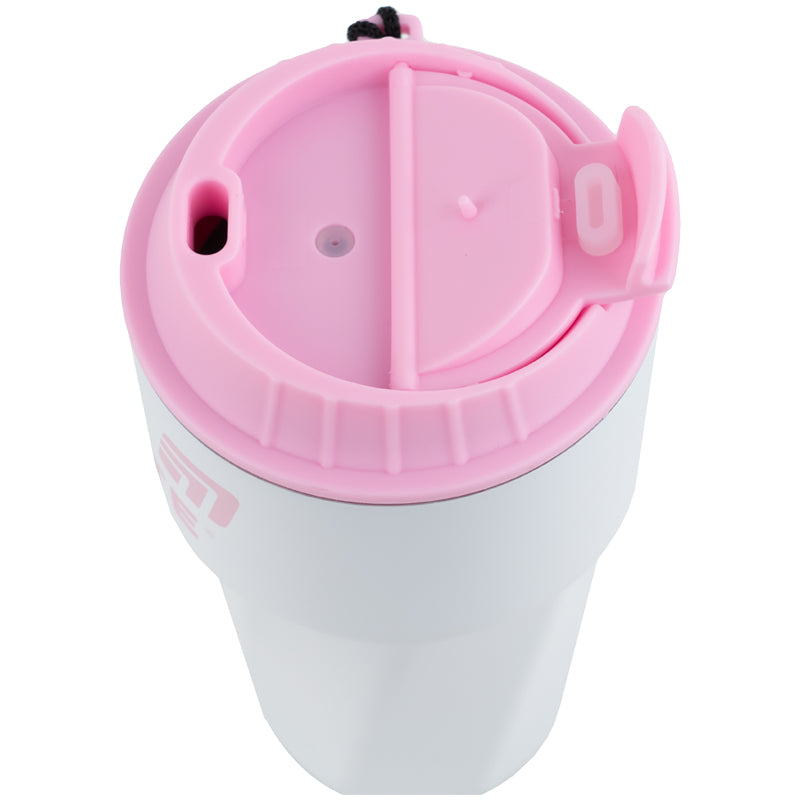 Термокружка Kite K25-1220-3, 450 мл, біло-рожева