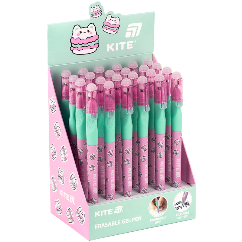 Ручка гелевая "пиши-стирай" Kite Smart Feel Good K25-098-2, синяя
