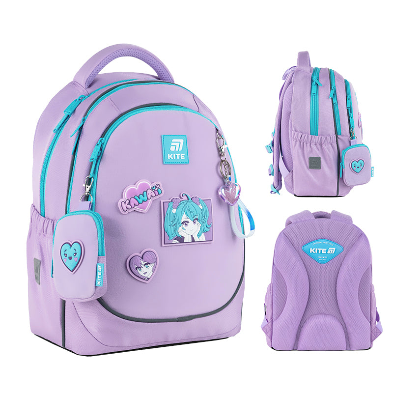 Школьный набор Kite Education Kawaii Love SET_K25-700M-6 (рюкзак, пенал, сумка)