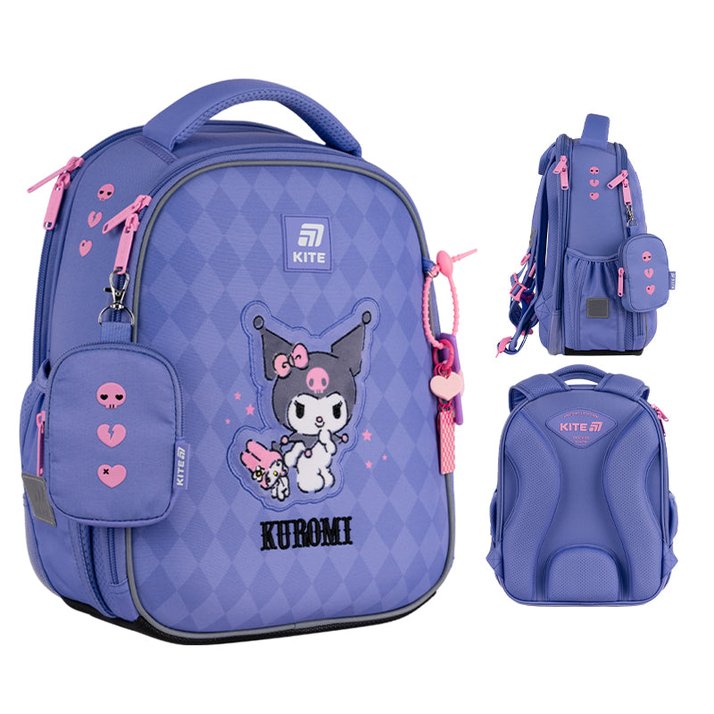 Шкільний набір Kite Education Kuromi SET_HK25-555S-2 (рюкзак, пенал, сумка)
