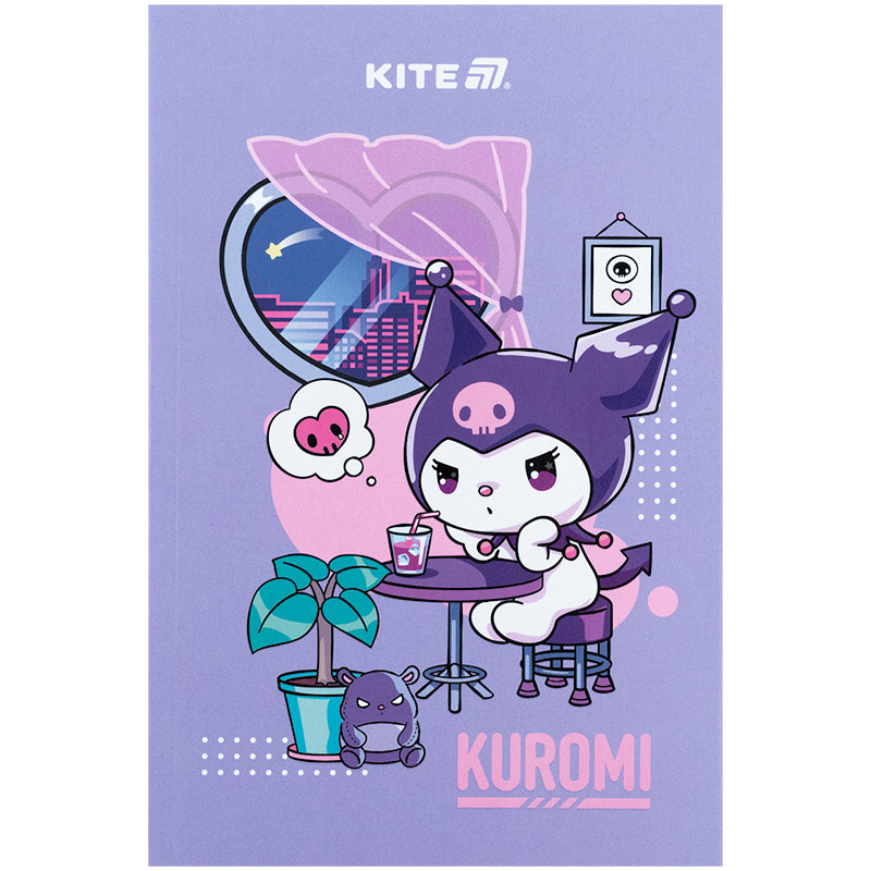 とんちゃん　ノート Блокнот Kite Kuromi HK25-193, термобіндер, А5, 64 аркуші