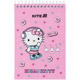 Блокнот на спирали Kite Hello Kitty HK25-196-1, А6, 48 листов, нелинованный