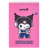 Блокнот на спирали Kite Kuromi HK25-196-2, А6, 48 листов, нелинованный