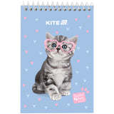 Блокнот на спирали Kite Studio Pets SP25-196, А6, 48 листов, нелинованный